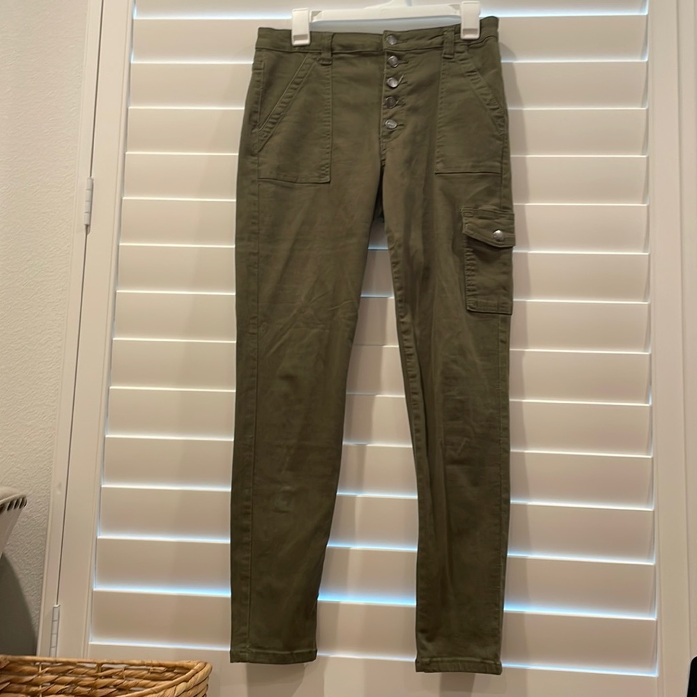 Green Stretchy Jeans